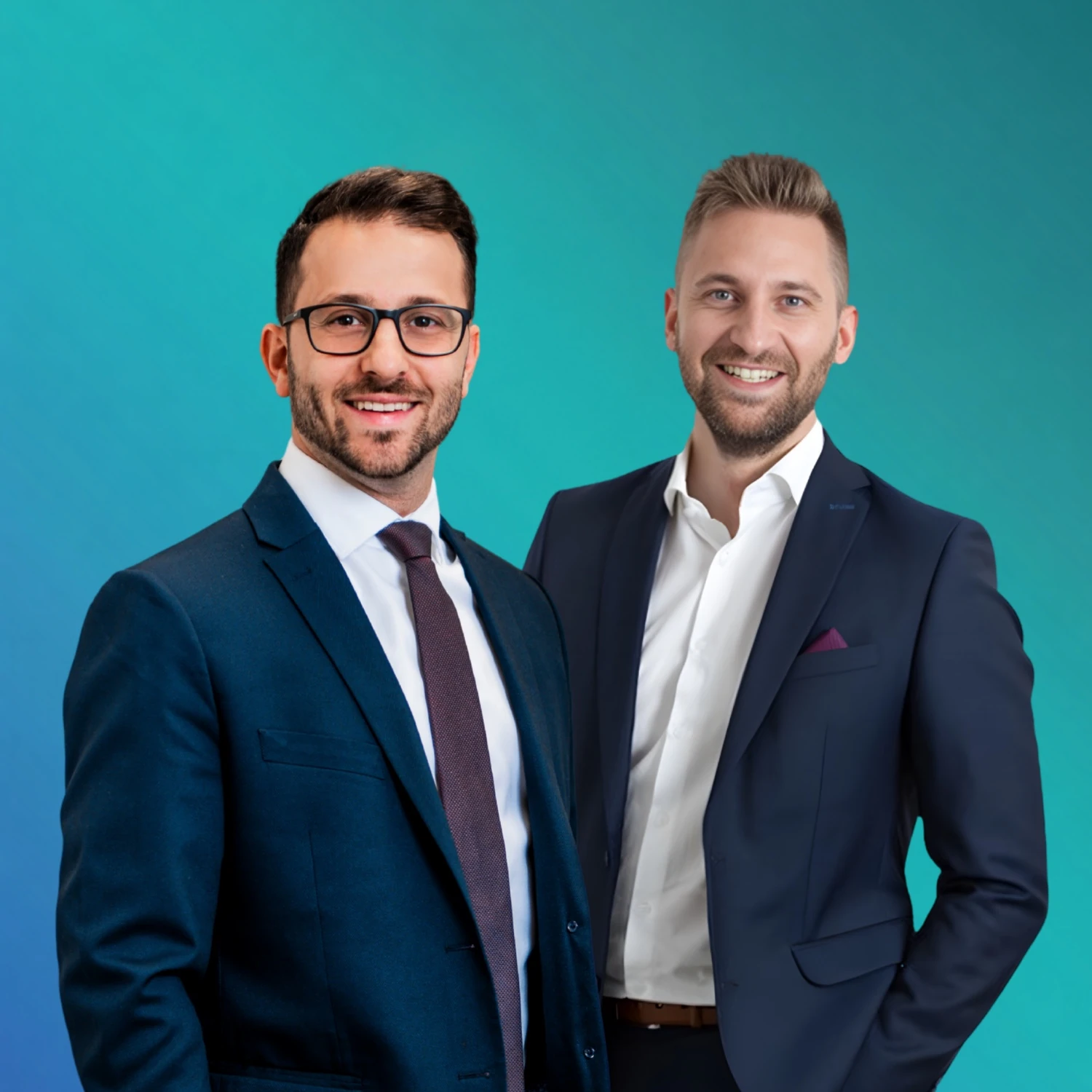 Georg Gegenfurtner und Peyman Parnian, Inhaber der ImmoPlaner